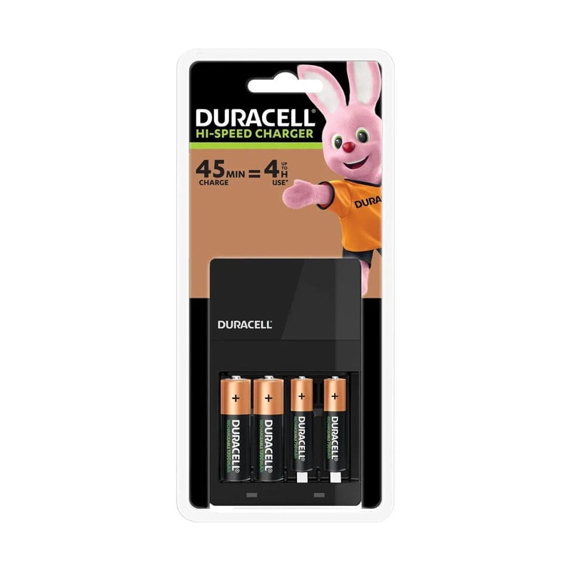 B10159 DURACELL Battery HI-SPEED Charger +2AA+2AAA Recharge CEF27 - Premium Battery from Duracell - Just R 529! Shop now at Securadeal