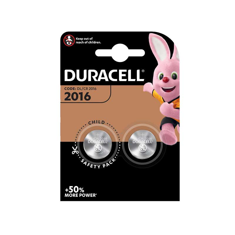 B10189 | Securadeal DURACELL Battery Lithium Coins Cr2016 Duro07 ( Pack of 2 ) - Premium Battery from Duracell - Just R 60.03! Shop now at Securadeal