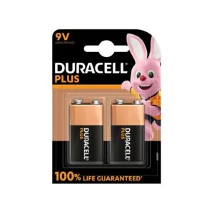 DURACELL Plus Battery 9v Rectangular ( Pack of 2 ) - Premium Battery from Duracell - Just R 196.97! Shop now at Securadeal