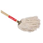 Rigger Floor Mop Jumbo with Wooden Handle Metal Socket 200g   Premium Cleaning Products from Rigger   Just R 59 Shop Now at Securadeal