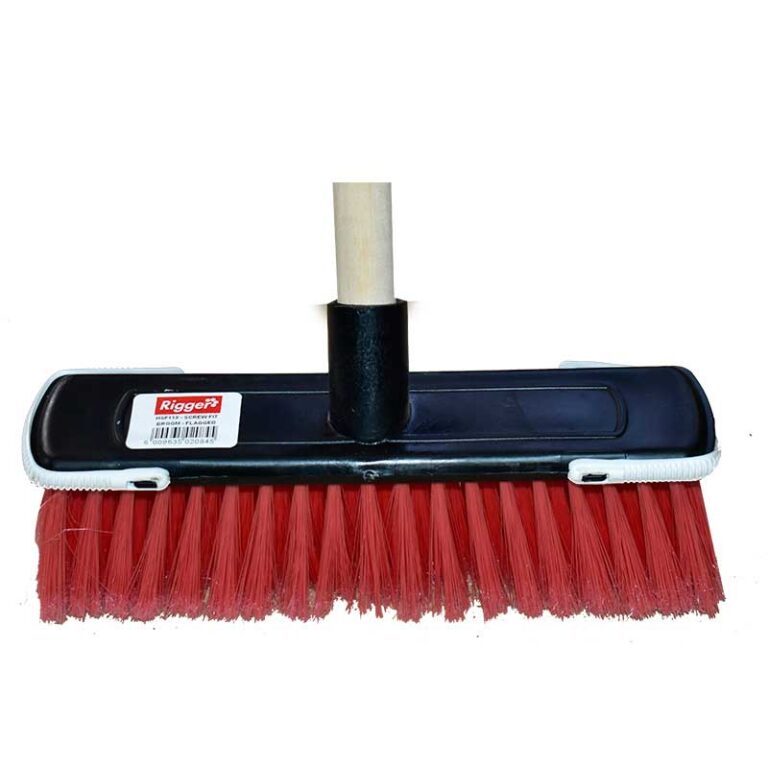 House Broom Flagged PVC Head Push In 250mm - Premium Brooms from Securadeal - Just R 53.75! Shop now at Securadeal