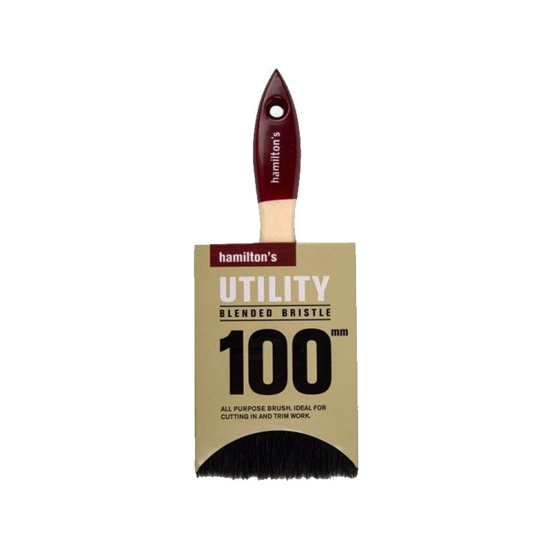 HAMILTON Utility Paint Brush Blended Bristle 100mm - Premium Paint Brush from Hamilton - Just R 138! Shop now at Securadeal