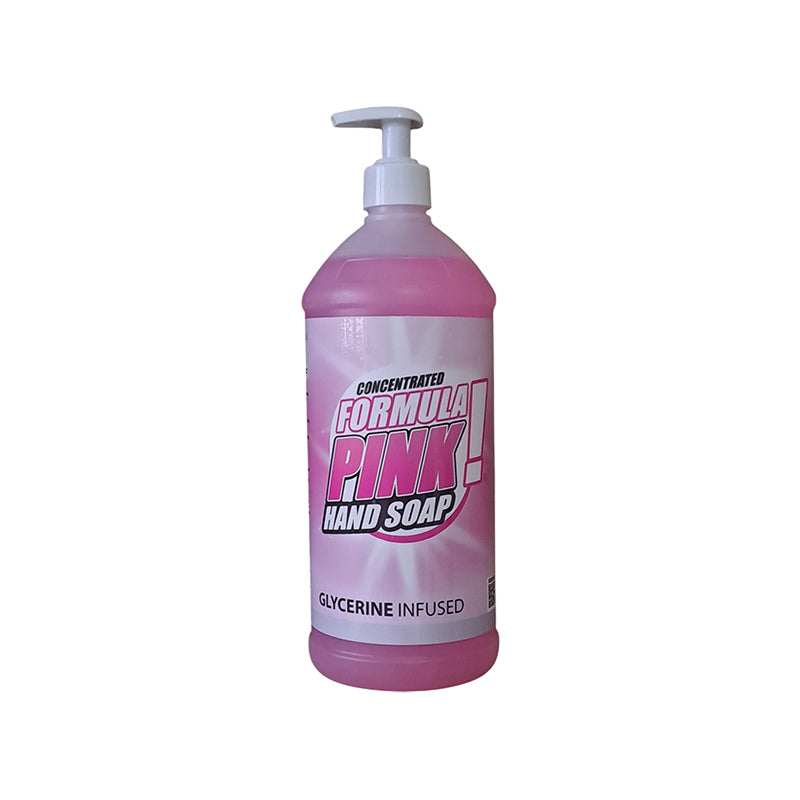 FORMULA PINK Liquid Hand Soap Pump 1 Litre - Premium Hand Soap from Gravitate - Just R 51! Shop now at Securadeal