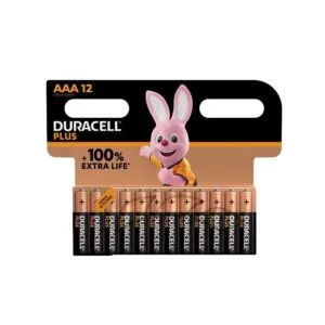 DURACELL Plus Battery AAA ( Pack of 12 ) - Premium Battery from Duracell - Just R 225.79! Shop now at Securadeal
