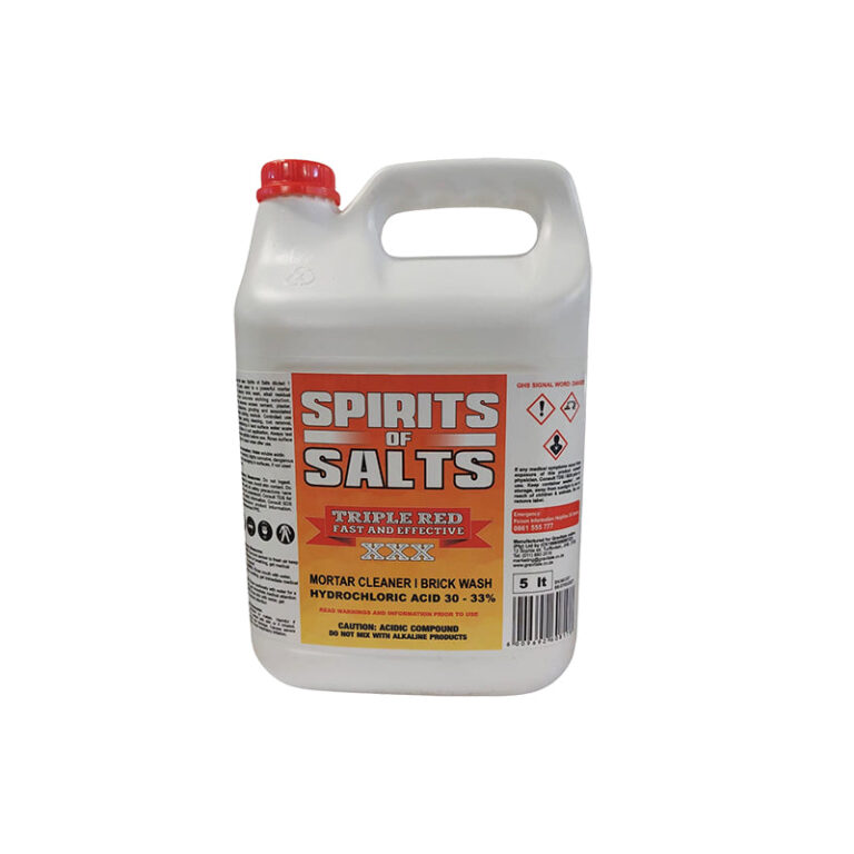 TRIPLE RED Spirit of Salts 5 Litre - Premium Cleaning Products from Triple Red - Just R 110! Shop now at Securadeal