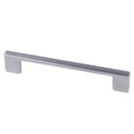 CTS81572AL | Securadeal Roco Neptune Aluminium Cupboard Handle Brushed Nickel 128mm Premium Hardware from Roco Just R 28 Shop Now at Securadeal