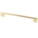 Roco Neptune Aluminium Cupboard Handle Brushed Brass 192mm   Premium Handles from Roco