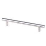 Roco Cupboard Handle Bar Hollow Stainless Steel 128mm X 12mm   Premium Hardware from Roco   Just R 9 Shop Now at Securadeal