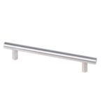 Roco Cupboard Handle Bar Hollow Stainless Steel 192mm X 12mm   Premium Hardware from Roco   Just R 10 Shop Now at Securadeal