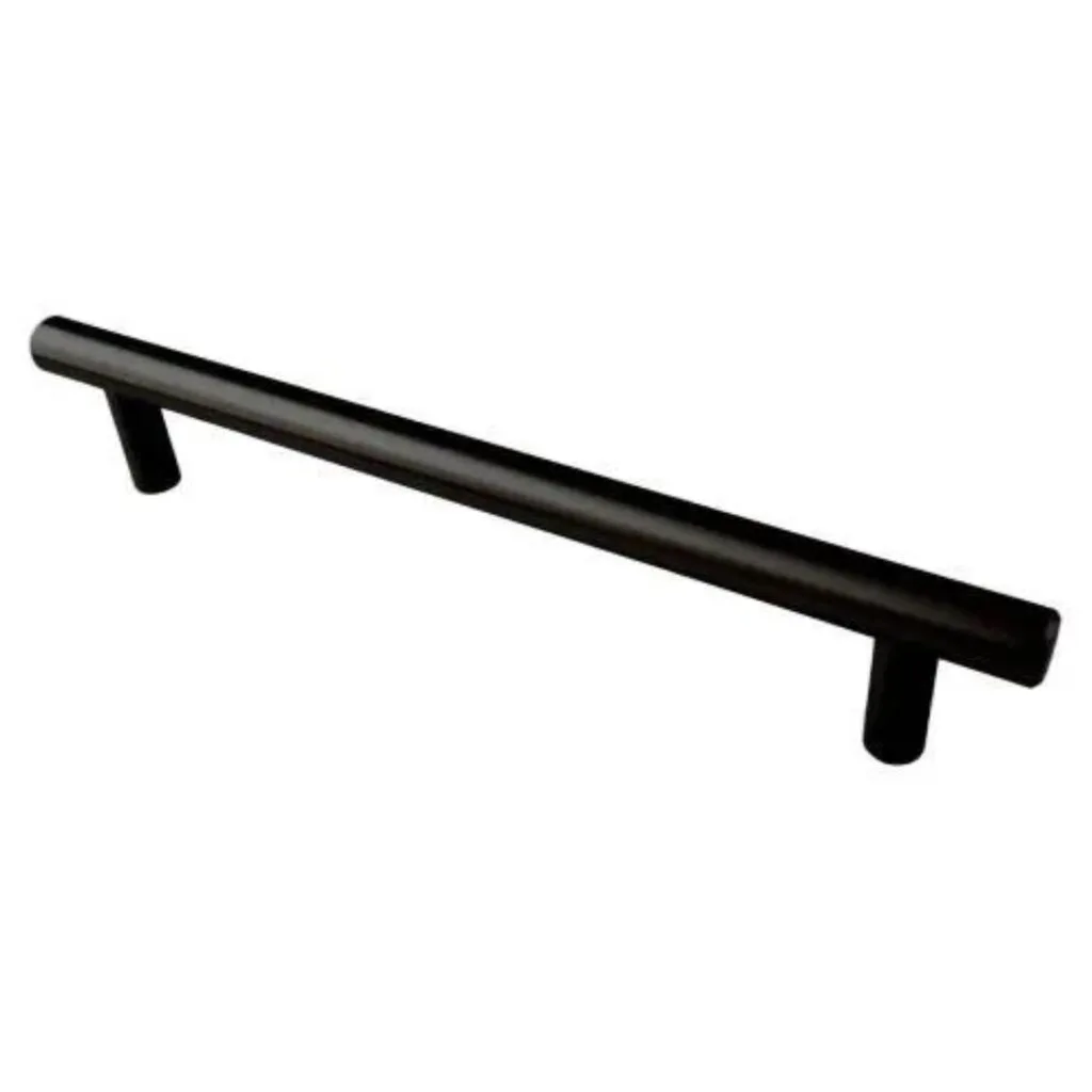 Roco Cupboard Handle Bar Hollow Black 256mm X 12mm   Premium Handles from Roco