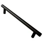 CTSH30596BLK_19b10aff-fa80-4012-a2b8-bd62056e92e7 | Securadeal Roco Cupboard Handle Bar Hollow Black 160mm X 12mm 5 Pack Premium Handles from Roco