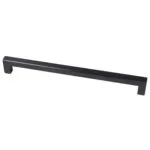 Roco Cupboard Handle Bar Hollow Square Matt Black 160mm   Premium Handles from Roco