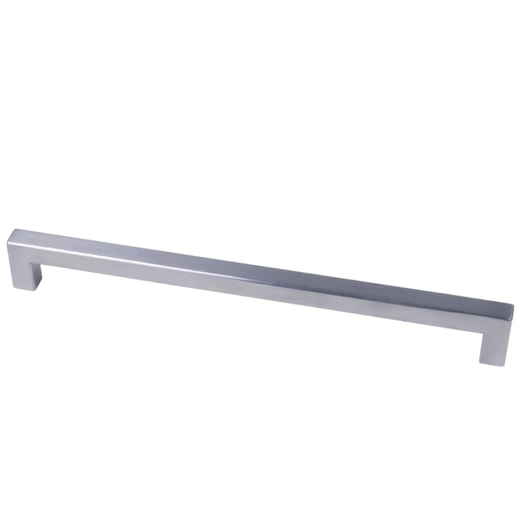 Roco Cupboard Handle Bar Hollow Square Stainless Steel 160mm X 12mm   Premium Handles from Roco