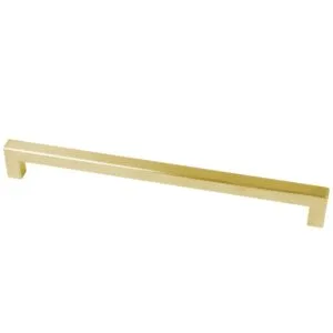 ROCO Cupboard Handle Bar Hollow Square Brushed Brass 288mm - Premium Hardware from ROCO - Just R 90! Shop now at Securadeal