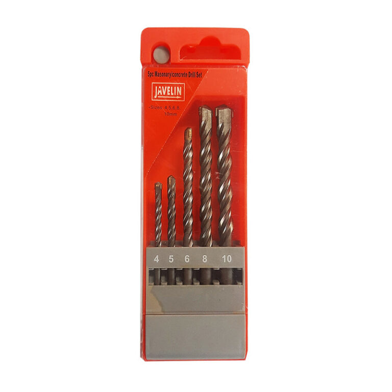 JAVELIN Drill Bit Set Concrete 5 Piece Hq - Premium Hardware from Javelin - Just R 145! Shop now at Securadeal