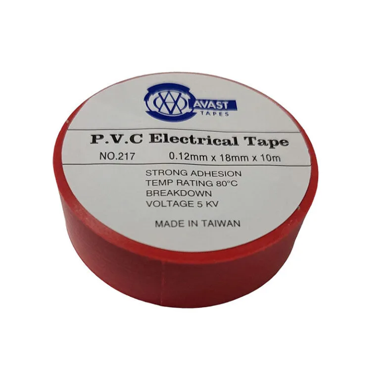 AVAST PVC Insulation Tape Red 10m - Premium Tape from AVAST - Just R 9.84! Shop now at Securadeal