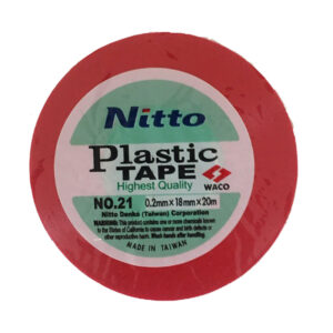 NITTO Insulation Tape Red 20m - Premium Tape from NITTO - Just R 32! Shop now at Securadeal