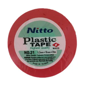 NITTO Insulation Tape Red 20m - Premium Tape from NITTO - Just R 32! Shop now at Securadeal