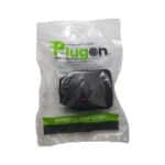 E10281 | Securadeal Plugon Double sided Rubber Janus Coupler Black Premium Electrical Lighting from Plugon