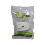 Plugon Double sided Pvc Janus Coupler White   Premium Electrical  Lighting from Plugon