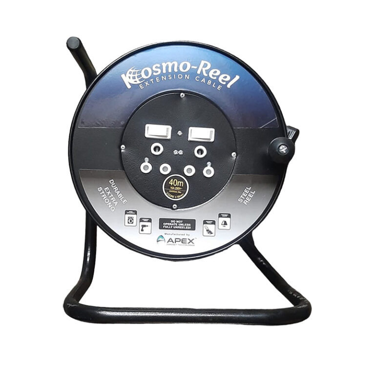 KOSMO-REEL Steel Extension Reel 2 X 16A 40m x 2.5mm - Premium Hardware from Kosmo-Reel - Just R 2198! Shop now at Securadeal