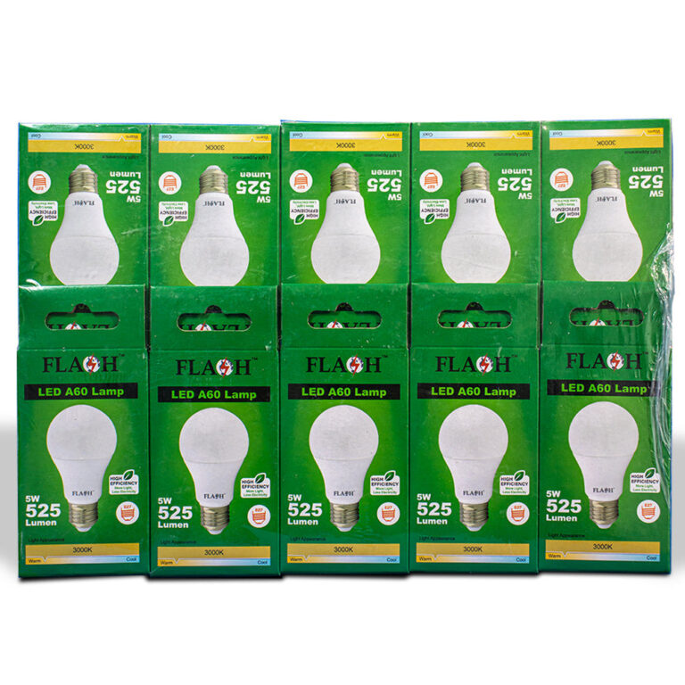 FLASH LED High Efficiency All Purpose Light Bulb 5W A60 Lamp E27 (10 pack) - Premium Light Bulbs from FLASH - Just R 194! Shop now at Securadeal