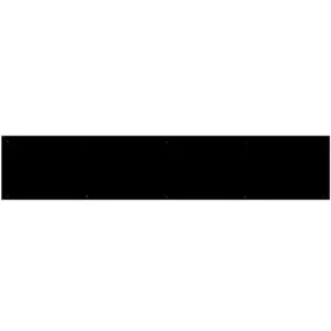 ROCO Economic Kick Plate Black 150mm x 4m - Premium Hardware from ROCO - Just R 514! Shop now at Securadeal