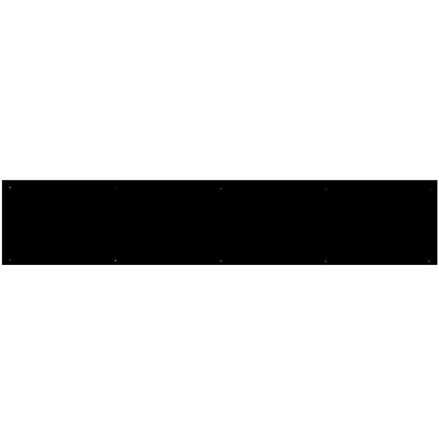 ECOKPLATE150BLK | Securadeal Roco Economic Kick Plate Black 150mm X 4m Premium Building Hardware Fixings from Roco
