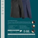 EverestSoftshellSpecsheet | Securadeal Everest Jacket Softshell Mens Navy Windproof Premium Clothing from Everest Just R 613 Shop Now at Securadeal