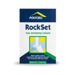 Polycell Rockset Fast Anchoring Cement 2kg   Premium Adhesives Sealants  Tapes from Polycell