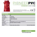 Pioneer Safety Pvc Coated Red Gloves Elbow Length G015   Premium Gloves from Pioneer Safety   Just R 34 Shop Now at Securadeal