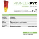 Pioneer Safety Pvc Coated Red Open Cuff Gloves 60cm Std Shoulder Length G016 5   Premium Gloves from Pioneer Safety   Just R 68 Shop Now at Securadeal