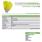 G032YellowComarex | Securadeal Pioneer Safety Yellow Comarex Crinkle Knit Wrist Glove Fully Dip Large G032 Premium Gloves from Pioneer Safety Just R 38 Shop Now at Securadeal