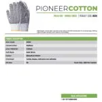 Pioneer Safety Cotton Pvc Polka Double Sided Gloves Enhanced Grip G034   Premium Safety Ppe from Pioneer Safety