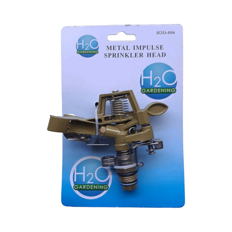H20 Garden Sprinkler Impulse Heavy Duty Metal Head Adjustable - Premium Garden Sprinkler from H20 - Just R 143! Shop now at Securadeal