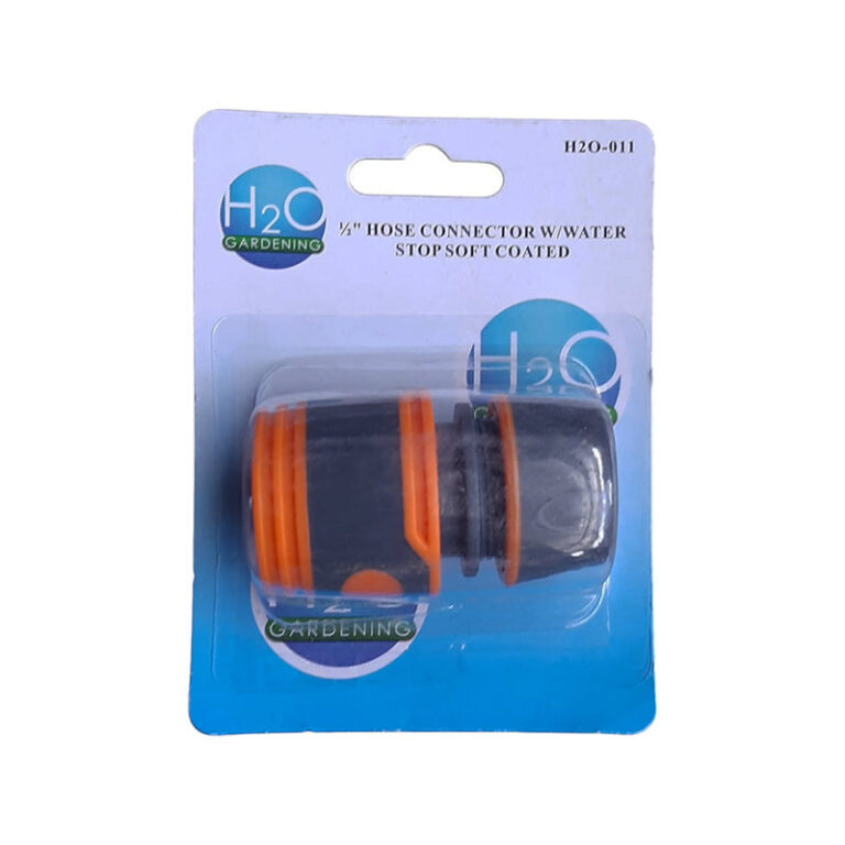 H20 Garden Hose Connector 1/2" Stop And Soft Grip - Premium Garden Hose from H20 - Just R 24.51! Shop now at Securadeal