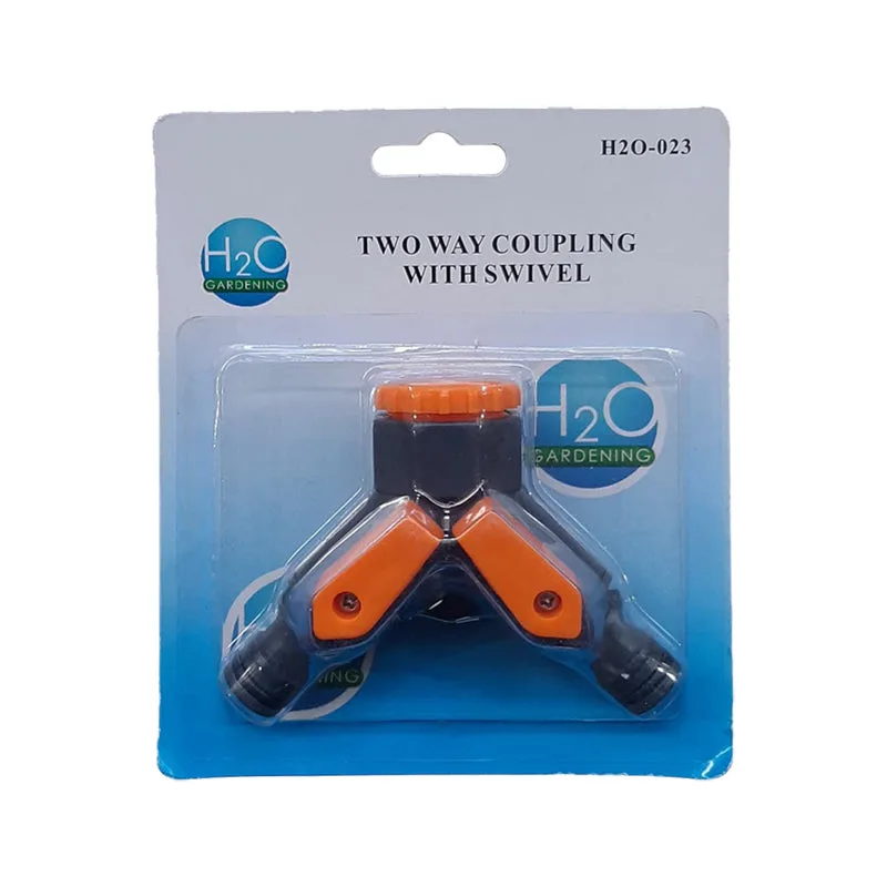 H20 Garden Tap Coupling 2 Way Split Water Flow Swivel   Premium Garden Hose from H20   Just R 50 Shop Now at Securadeal