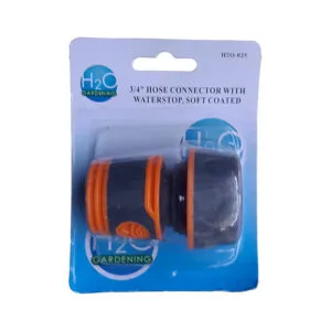 H20 Garden Hose Connector 3/4" Stop And Soft Grip - Premium Garden Hose from H20 - Just R 29.01! Shop now at Securadeal