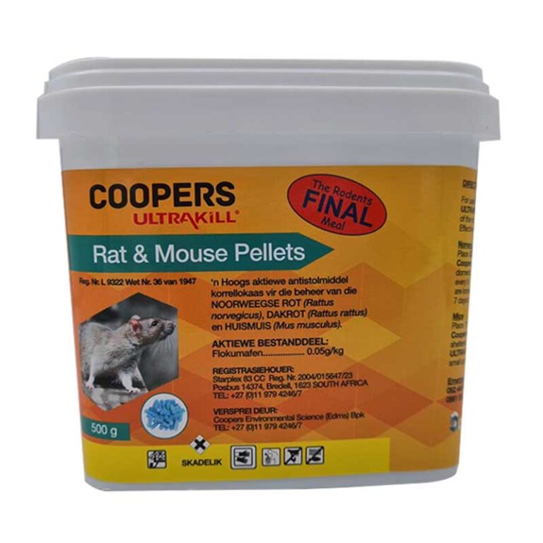 COOPERS Ultrakill Rat and Mouse Pellets 500g - Premium Rat Poison from Cooper's - Just R 142! Shop now at Securadeal