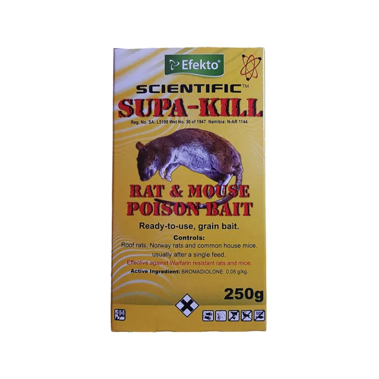 EFEKTO Supa-Kill Rat & Mouse Poison Bait 250g - Premium Rat Poison from Efecto - Just R 89! Shop now at Securadeal