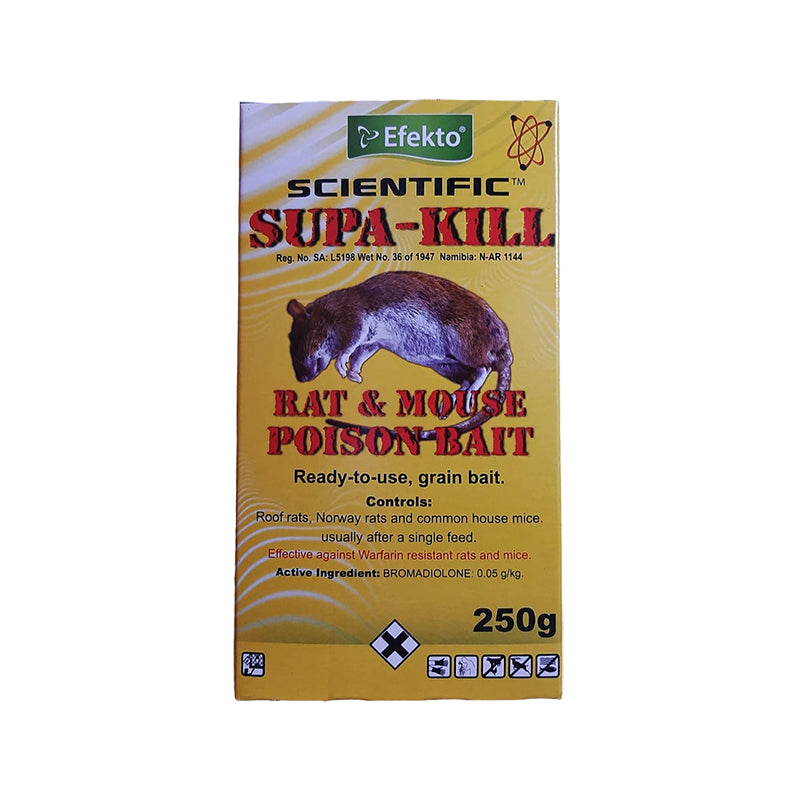 EFEKTO Supa-Kill Rat & Mouse Poison Bait 250g - Premium Rat Poison from Efecto - Just R 89! Shop now at Securadeal