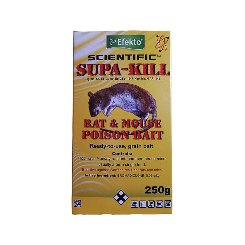 G20011 | Securadeal Efekto Supa kill Rat Mouse Poison Bait 250g Premium Rat Poison from Efecto Just R 89 Shop Now at Securadeal
