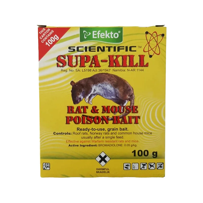 G20012 | Securadeal Efekto Supa kill Rat Mouse Poison Bait 100g Premium Rat Poison from Efecto Just R 35 Shop Now at Securadeal
