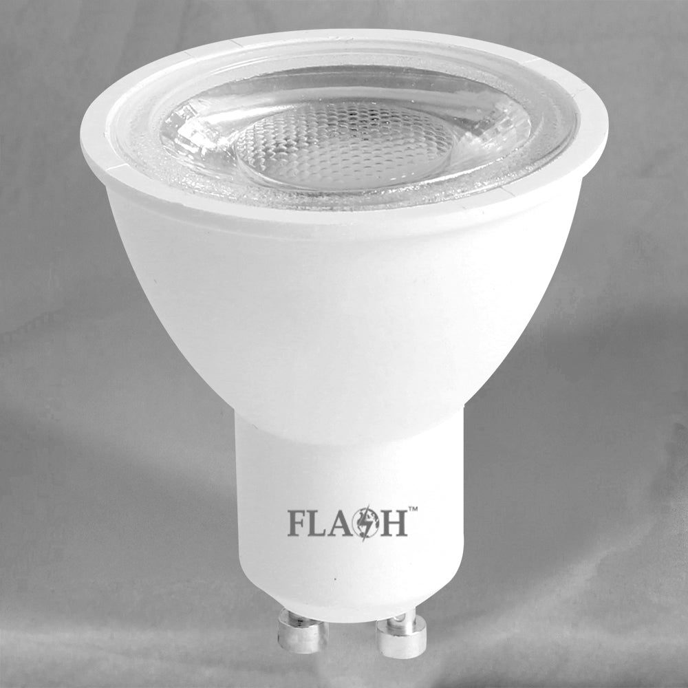 GU1038DGreyBG_ecdb386b-8fd8-4214-b583-036fac5edccc | Securadeal FLASH High-Efficiency 5W LED GU10 Lamp 38D (10 Pack) - Premium Light Bulbs from FLASH - Just R 205! Shop now at Securadeal
