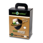 Gre | Securadeal Product Box for Ecoshield Roof Coating by Eco Rubber Brown Label with Shield Logo and Carry Handle