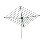 H20090 | Securadeal Rigger Wash Line Rotary Windy Steel Green with Ground Spikeanchor 30m Premium Cleaning Products from Rigger Just R 975 Shop Now at Securadeal