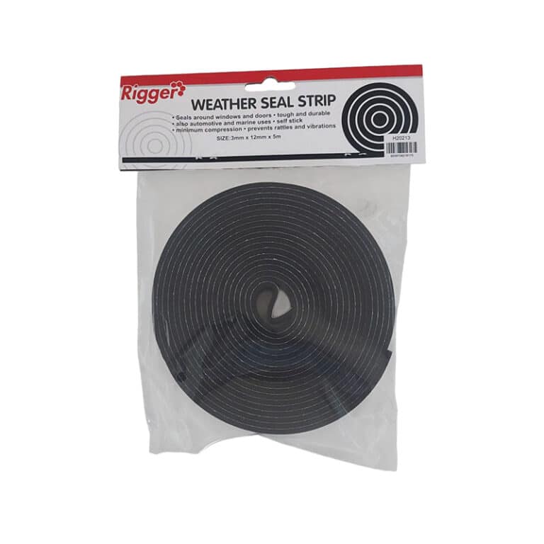 Weather Seal Tape 3mm x 12mm x 5 MT Black Foam - Premium Tape from Iron Man - Just R 22! Shop now at Securadeal