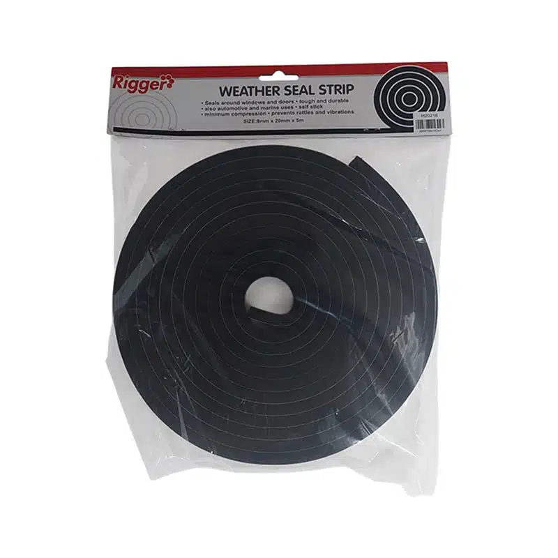 H20216 | Securadeal Weather Seal Tape 8mm X 20mm 5mt Black Foam Premium Tape from Iron Man Just R 34 Shop Now at Securadeal