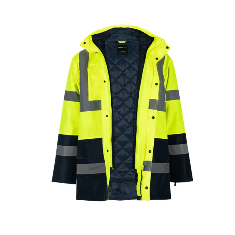 Pioneer Safety Jacket Parka 5 in 1 Limenavy   Premium Safety Ppe from Pioneer Safety