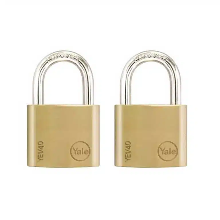 YALE Padlock Solid Brass 40mm Duo Pack - Premium Hardware from Yale - Just R 237! Shop now at Securadeal